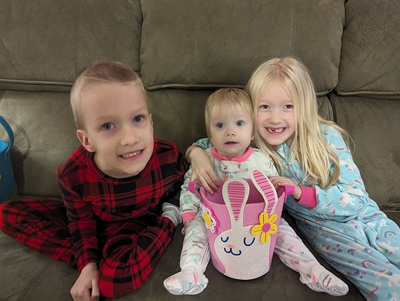 Grandkids Easter 2024